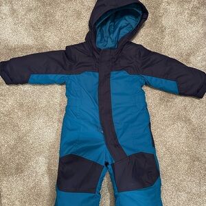 Blue LL BEAN Hooded Snowsuit